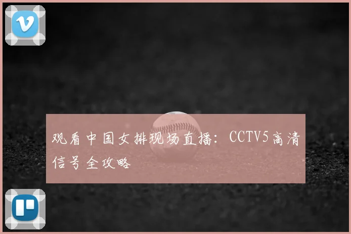 观看中国女排现场直播：CCTV5高清信号全攻略